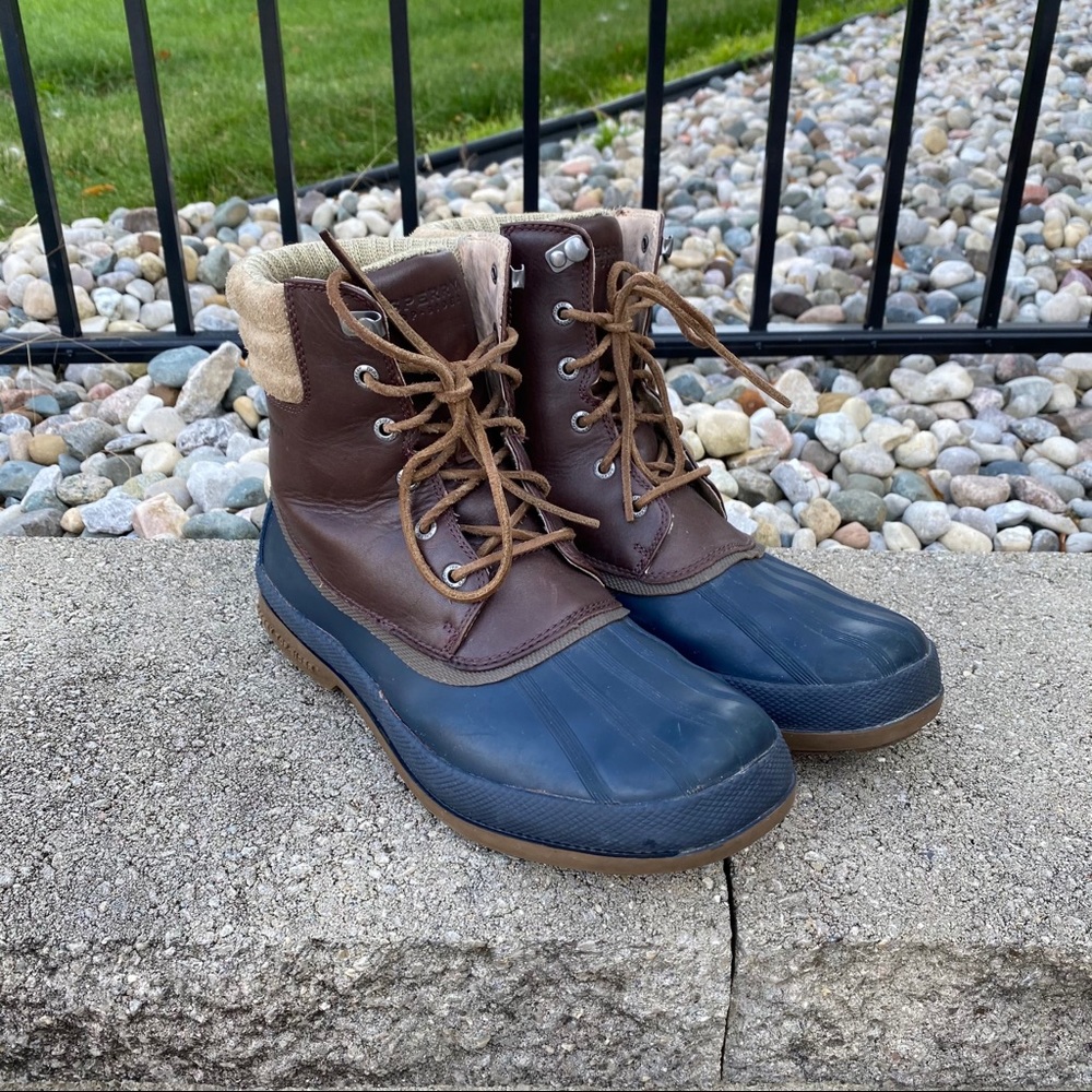 Sperry Leather Waterproof Duck Boots Men’s Size 10